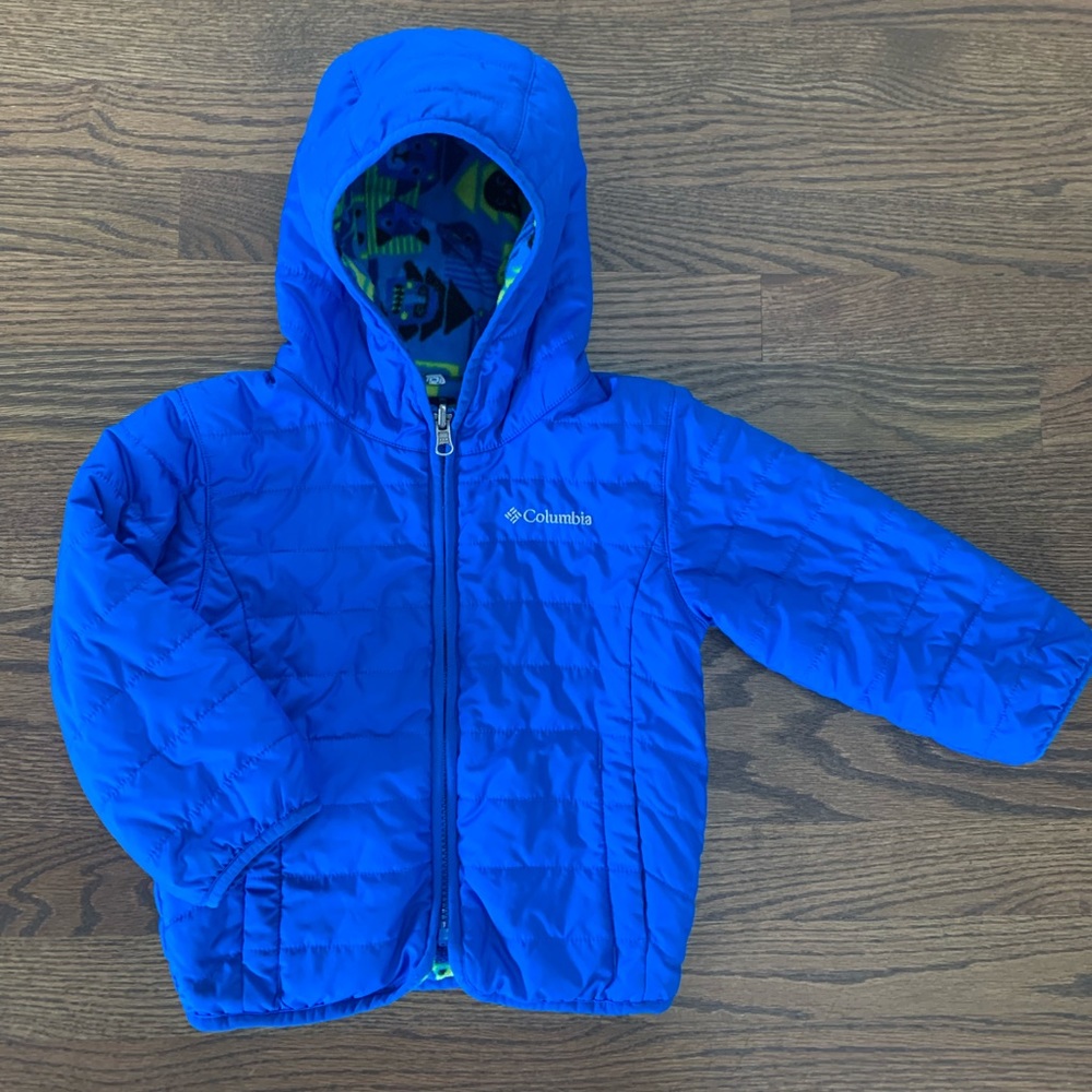 Reversible, blue, clean condition